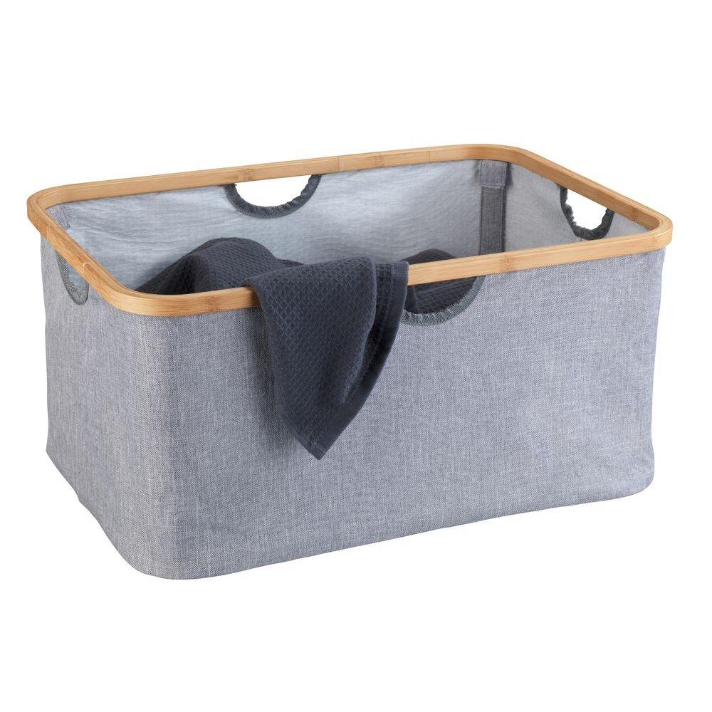 Bahari Large Collapsible Laundry Basket - LAUNDRY - Baskets and Trolleys - Soko and Co
