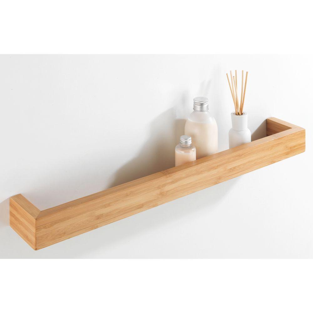 Bamboo 60cm Spice Rack &amp; Wall Shelf - KITCHEN - Spice Racks - Soko and Co