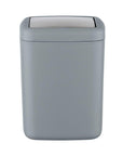 Barcelona 3L Rubbish Bin Grey - BATHROOM - Bins - Soko and Co