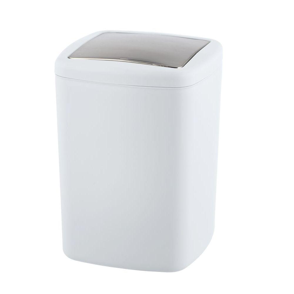 Barcelona 8.5L Rubbish Bin White - BATHROOM - Bins - Soko and Co