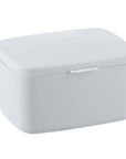 Barcelona Bathroom Storage Box White - BATHROOM - Makeup Storage - Soko and Co