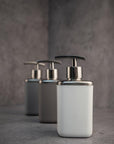Barcelona Soap Dispenser Anthracite - BATHROOM - Soap Dispensers and Trays - Soko and Co