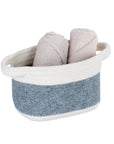 Bea 2.5L Felt Storage Basket Light Grey - HOME STORAGE - Baskets and Totes - Soko and Co