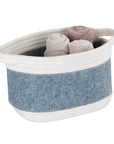 Bea 5L Felt Storage Basket Light Grey - HOME STORAGE - Baskets and Totes - Soko and Co