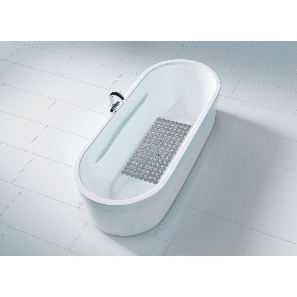 Belle Rectangular Bath Mat Grey - BATHROOM - Safety - Soko and Co