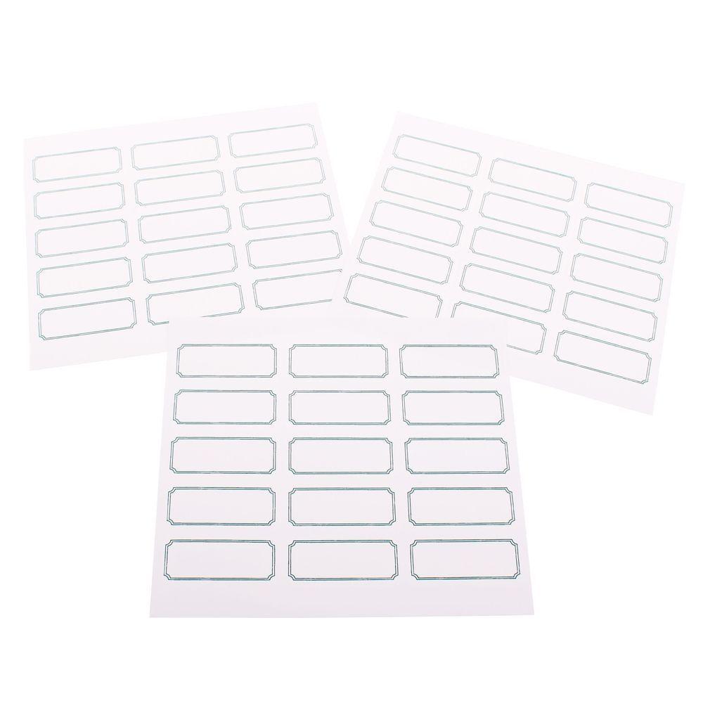 Blank Kitchen Labels 45 Pack - KITCHEN - Pantry Labels - Soko and Co