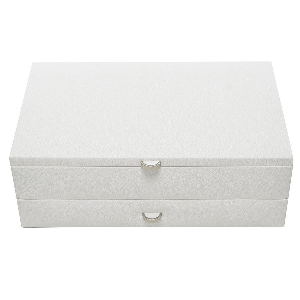 Boutique 1 Drawer Jewellery Box White - WARDROBE - Jewellery Storage - Soko and Co