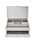 Boutique 1 Drawer Jewellery Box White - WARDROBE - Jewellery Storage - Soko and Co