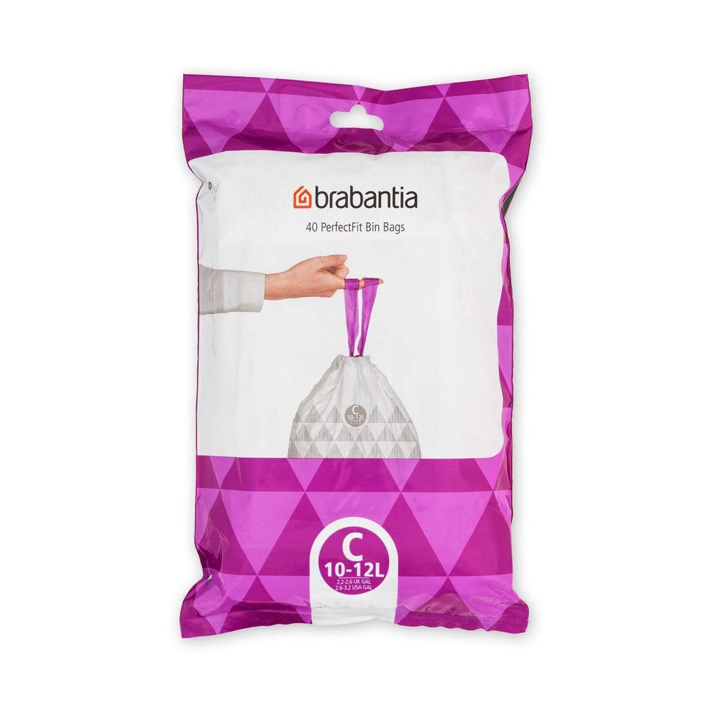 Brabantia 10-12L Perfect Fit Bin Liners Code C 40 Pack - KITCHEN - Bin Liners - Soko and Co