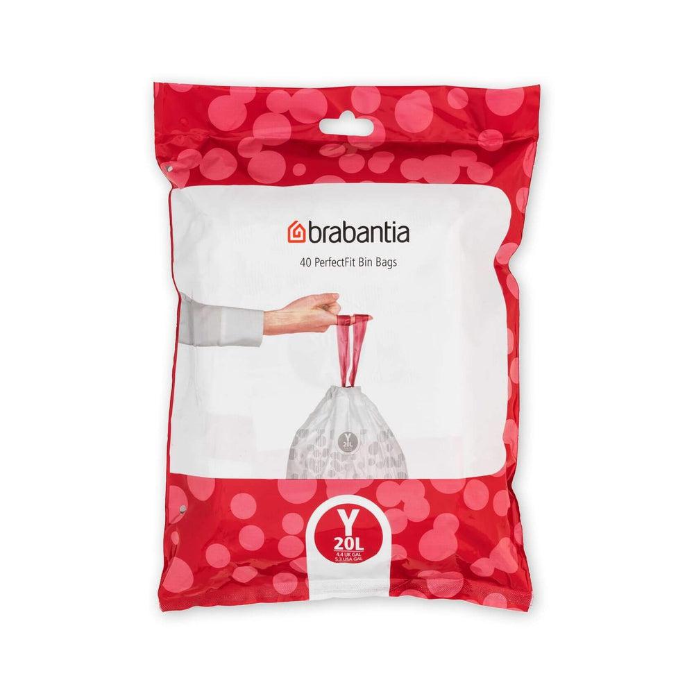 Brabantia 20L Perfect Fit Bin Liners Code Y 40 Pack - KITCHEN - Bin Liners - Soko and Co