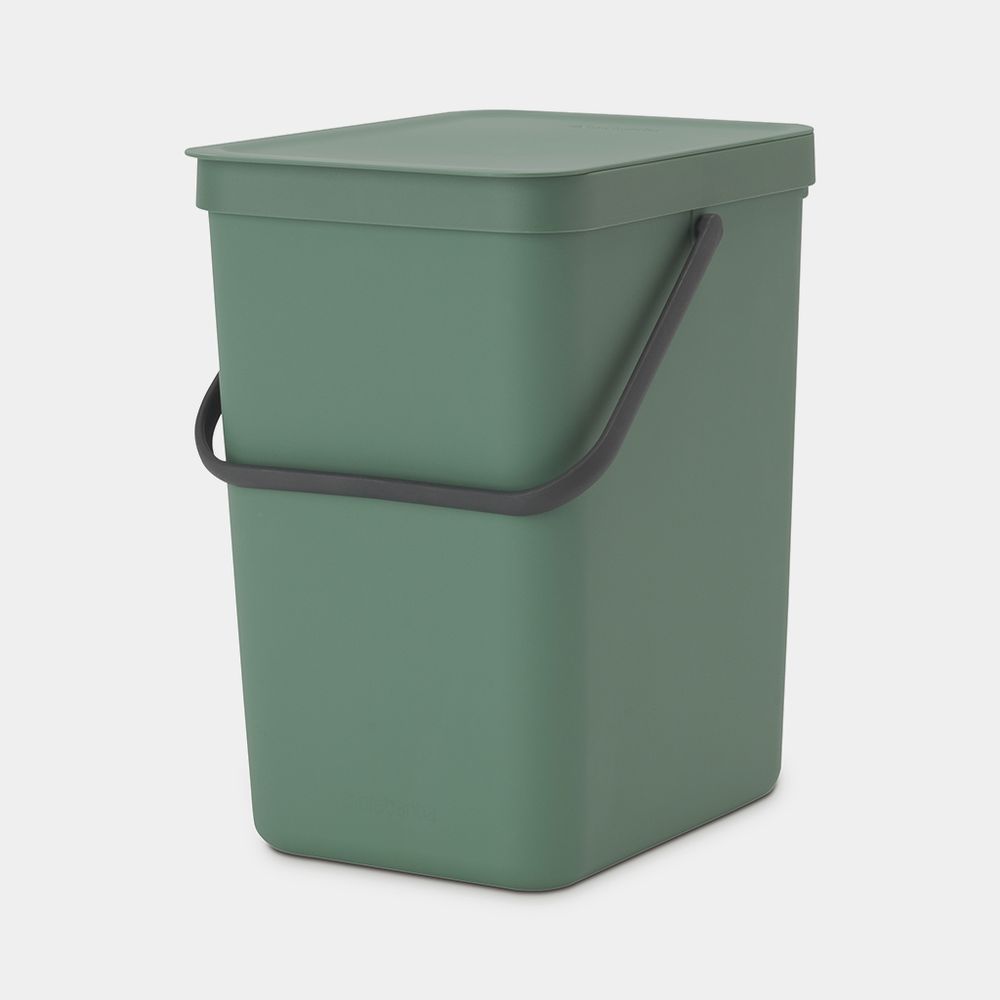 Brabantia 25L Sort &amp; Go Kitchen Rubbish Bin Fir Green - KITCHEN - Bins - Soko and Co