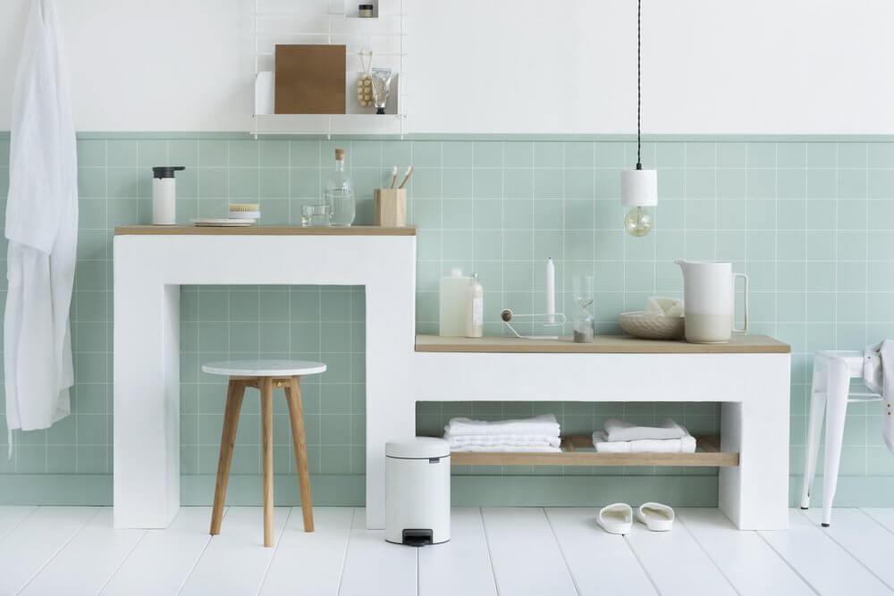 Brabantia 3 Piece Steel Bathroom Accessories Set White - BATHROOM - Bathroom Accessory Sets - Soko and Co