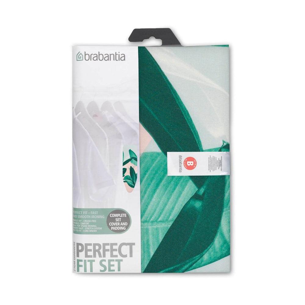 Brabantia Size B Ironing Board Cover &amp; Foam Underlay Tropical Leaves - LAUNDRY - Ironing Board Covers - Soko and Co