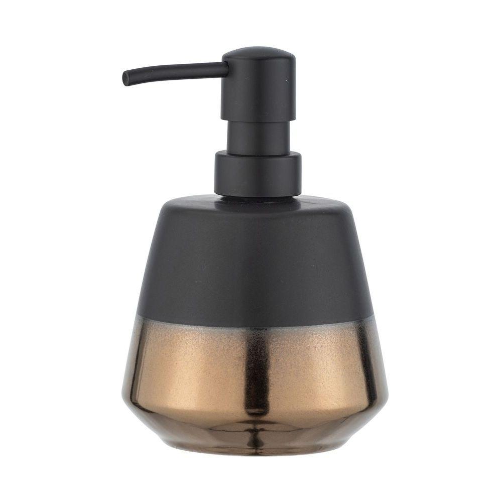 Brandol Ceramic Soap Dispenser Black &amp; Copper - BATHROOM - Soap Dispensers and Trays - Soko and Co