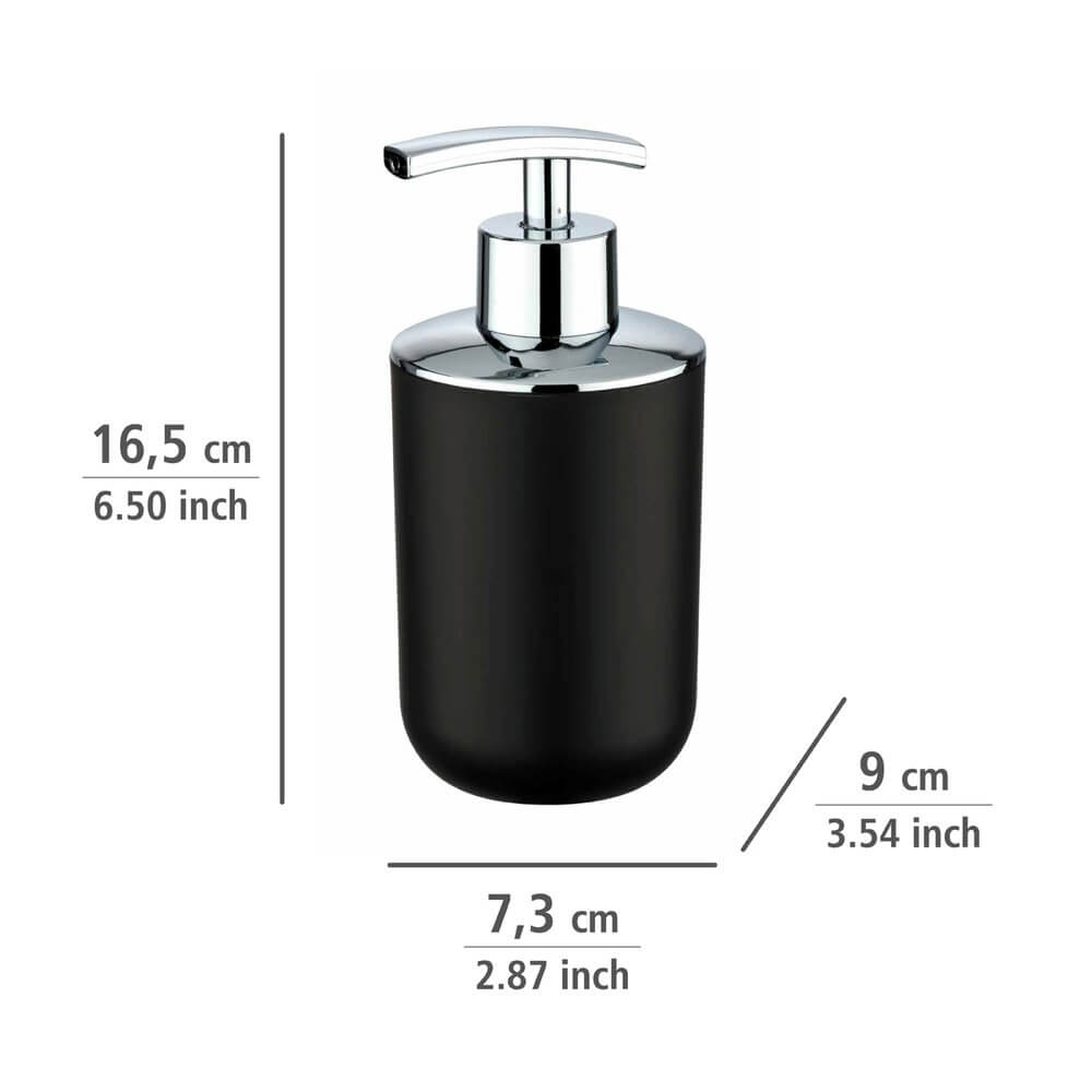 Brasil Soap Dispenser Black - BATHROOM - Soap Dispensers and Trays - Soko and Co