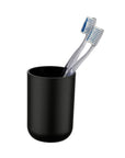 Brasil Toothbrush Tumbler Black - BATHROOM - Toothbrush Holders - Soko and Co