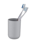Brasil Toothbrush Tumbler Grey - BATHROOM - Toothbrush Holders - Soko and Co