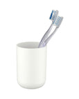 Brasil Toothbrush Tumbler White - BATHROOM - Toothbrush Holders - Soko and Co