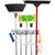 Broom & Mop Holder for 5 Brooms - LAUNDRY - Cleaning - Soko and Co