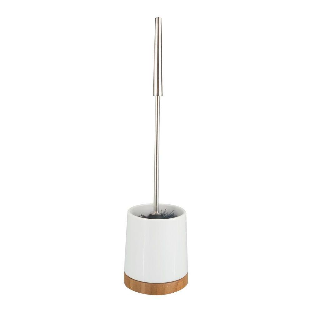 Ceramic &amp; Bamboo Toilet Brush - BATHROOM - Toilet Brushes - Soko and Co