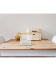 Clara 3L Acrylic & Bamboo Storage Box - HOME STORAGE - Plastic Boxes - Soko and Co
