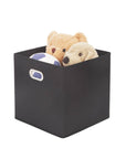 Collapsible Square Storage Tote Black - HOME STORAGE - Baskets and Totes - Soko and Co
