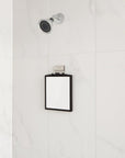 Doppio 3x Double Sided Shower Shaving Mirror Black - BATHROOM - Mirrors - Soko and Co