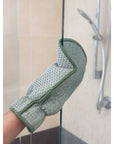 Eco Cloth Shower & Bathroom Cleaning Glove Charcoal - BATHROOM - Squeegees and Cleaning - Soko and Co