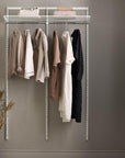 Elfa Basic Hanging Wardrobe Storage Solution W: 120 White - ELFA - Ready Made Solutions - Soko and Co