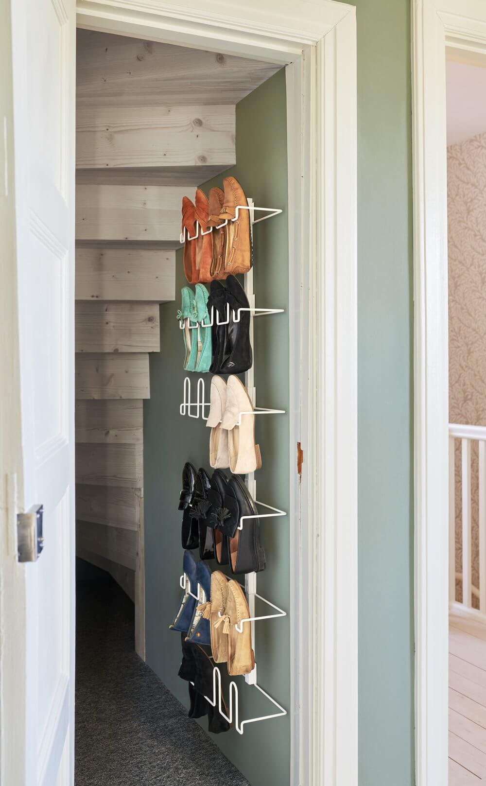 Elfa Centre Shoe Rack White - ELFA - Utility Wall and Door - Soko and Co