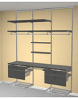 Elfa Classic Decor Deluxe Wardrobe Storage Solution Platinum - ELFA - Ready Made Solutions - Soko and Co