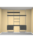 Elfa Classic Decor Deluxe Wardrobe Storage Solution Platinum - ELFA - Ready Made Solutions - Soko and Co