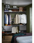 Elfa Classic Decor Deluxe Wardrobe Storage Solution Platinum - ELFA - Ready Made Solutions - Soko and Co