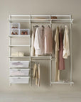 Elfa Classic Wardrobe Storage Solution W: 180 White - ELFA - Ready Made Solutions - Soko and Co