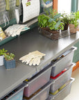 Elfa Click In Work Bench W: 60 D: 50 Grey - ELFA - Shelves - Soko and Co