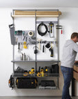 Elfa Deluxe Garage Tool Storage Solution W: 120 White - ELFA - Ready Made Solutions - Soko and Co