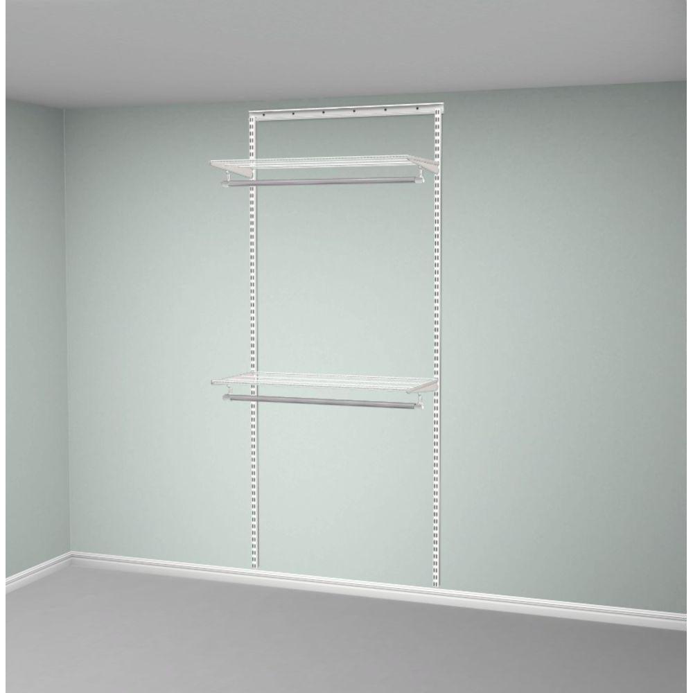 Elfa Double Trouble Wardrobe Storage Solution White - ELFA - Ready Made Solutions - Soko and Co