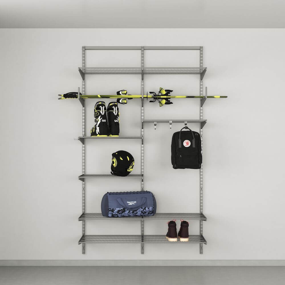 Elfa Garage Hobby & Sports Storage Solution W: 120 White - ELFA - Ready Made Solutions - Soko and Co