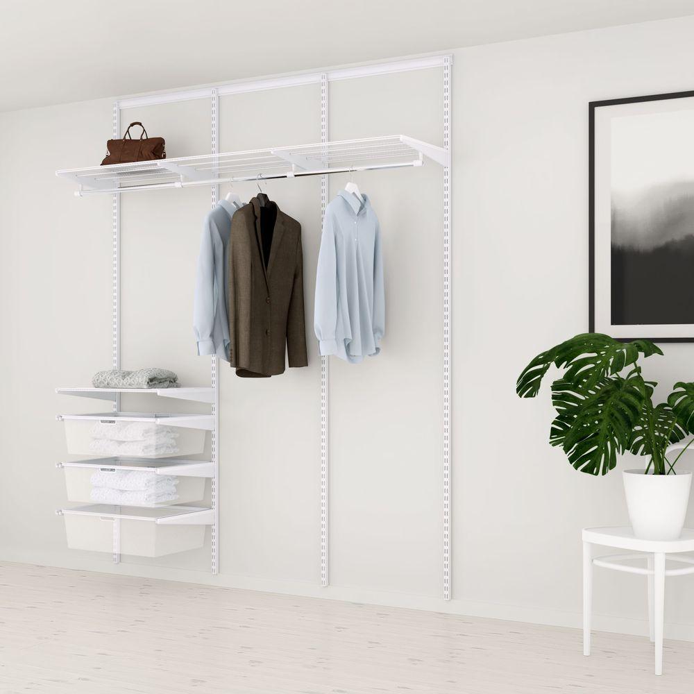 Elfa Hang Out Wardrobe Storage Solution White - ELFA - Ready Made Solutions - Soko and Co