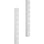 Elfa Hang Standard H: 200 White - ELFA - Hang Standards and Wall Bands - Soko and Co