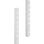 Elfa Hang Standard H: 214 White - ELFA - Hang Standards and Wall Bands - Soko and Co