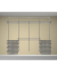 Elfa Large & Luxurious Wardrobe Storage Solution Platinum - ELFA - Ready Made Solutions - Soko and Co