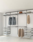 Elfa Large & Luxurious Wardrobe Storage Solution Platinum - ELFA - Ready Made Solutions - Soko and Co