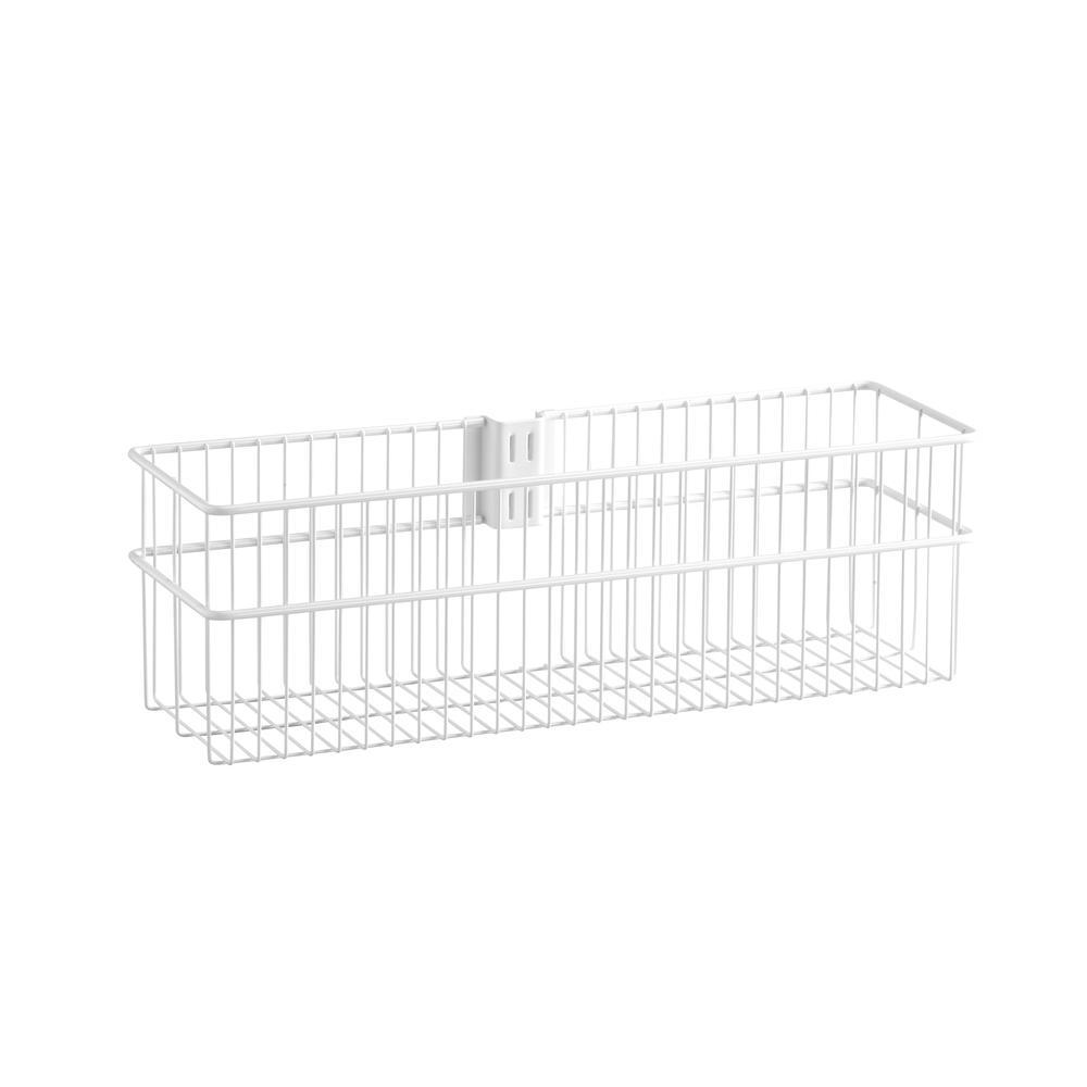 Elfa Large Wire Utility Basket White - ELFA - Utility Wall and Door - Soko and Co