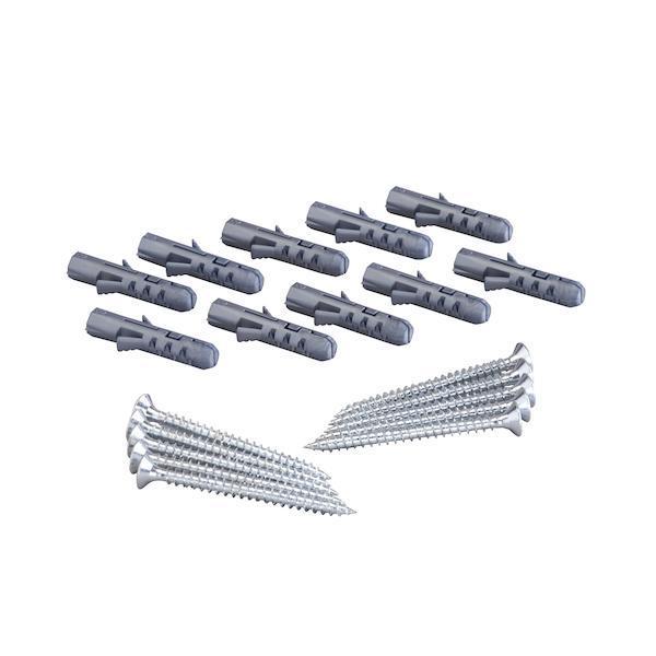 Elfa Masonry Wall Screws & Plugs 10 Pack - ELFA - Top Tracks and Fixings - Soko and Co