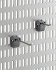 Elfa Short Metal Storing Board Hooks 5 Pack Grey - ELFA - Storage Track and Storing Board - Soko and Co
