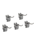 Elfa Short Metal Storing Board Hooks 5 Pack Grey - ELFA - Storage Track and Storing Board - Soko and Co