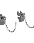 Elfa Small Round Metal Storing Board Hooks 2 Pack Grey - ELFA - Storage Track and Storing Board - Soko and Co