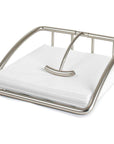 Euro Napkin Holder Satin Steel - KITCHEN - Bench - Soko and Co