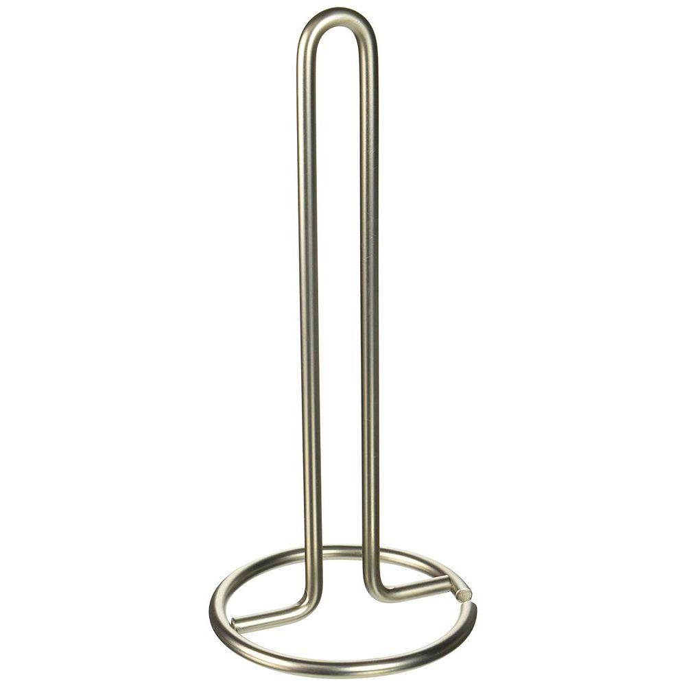 Euro Paper Towel Holder Satin Steel - KITCHEN - Bench - Soko and Co